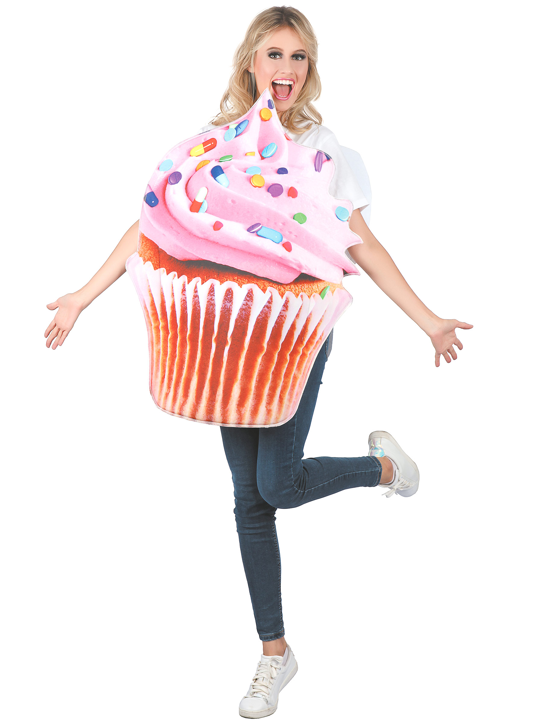 Cupcake-Kostüme für Damen Lebensmittel-Kostüm bunt