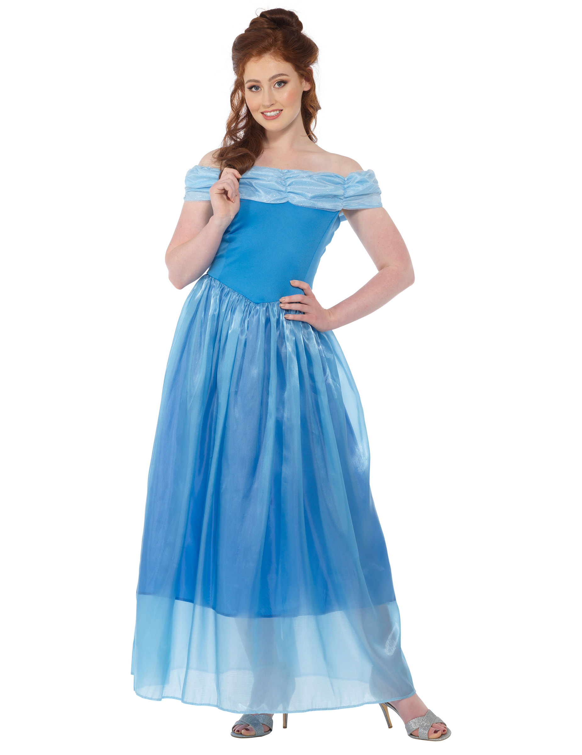 Märchen-Prinzessin Damenkostüm hellblau