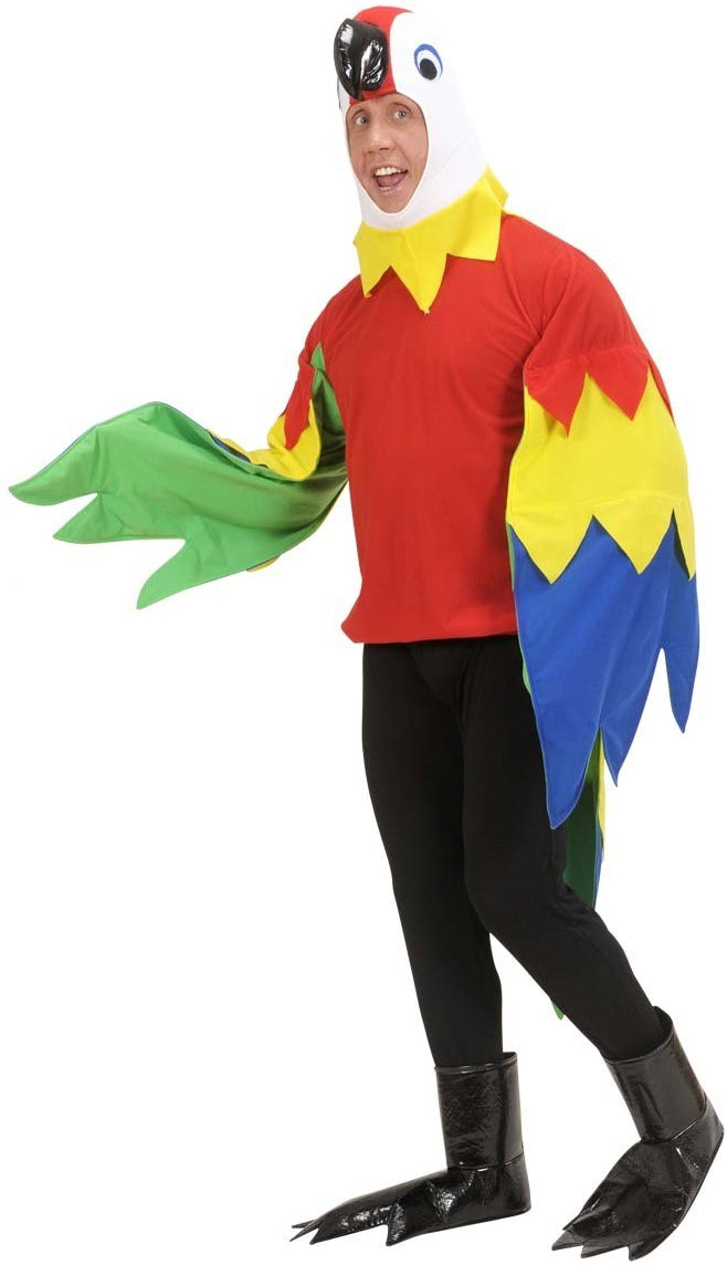 Bunter Papagei Kostüm für Erwachsene - L bunt | Karneval & Fasching | Kostüme.com