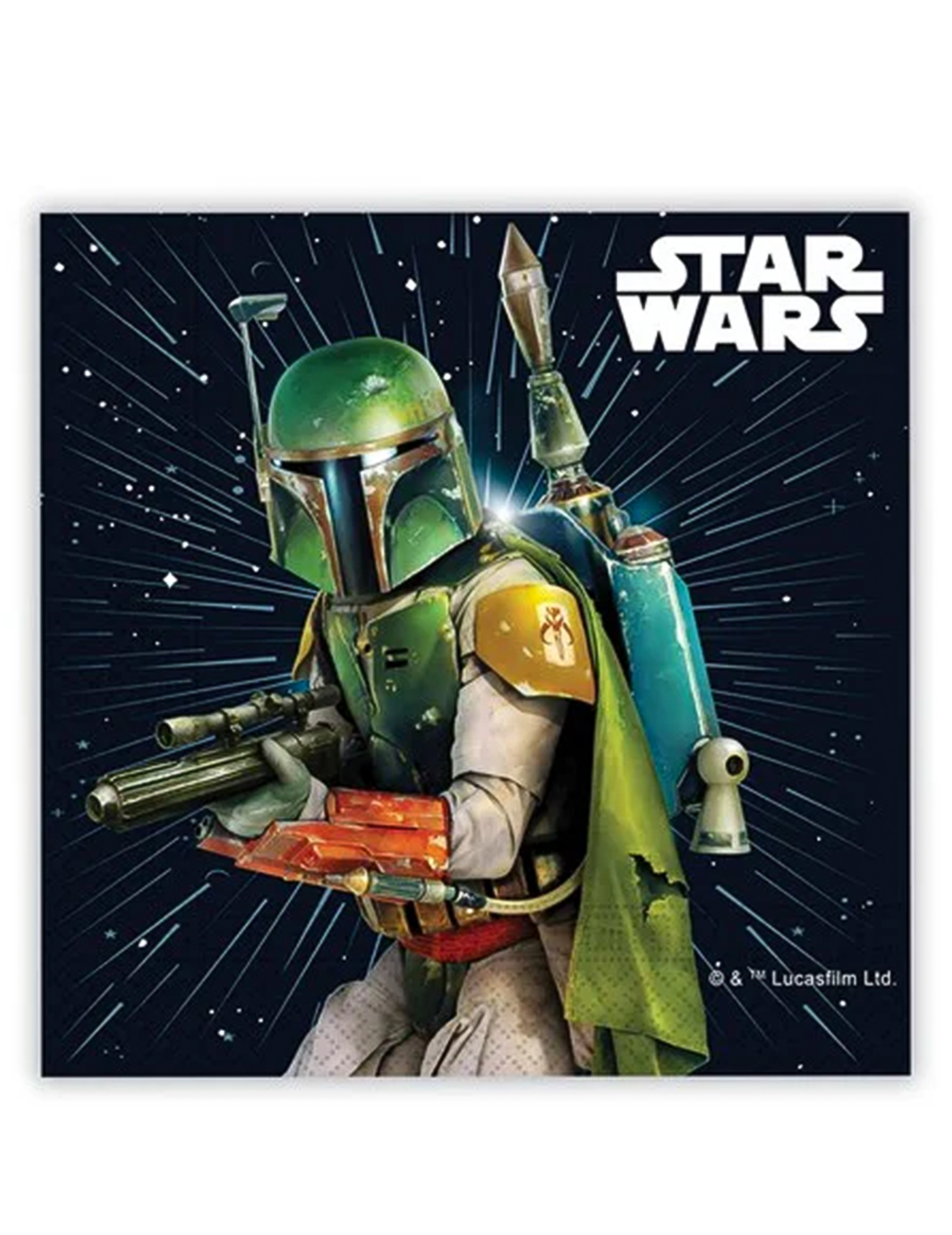 Star-Wars-Servietten Stormtrooper 20 Stück 33 x 33 cm