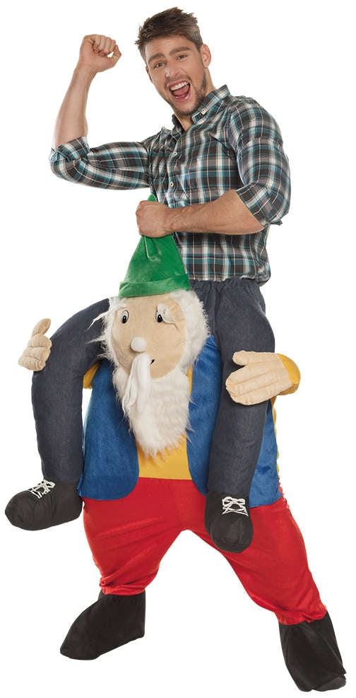 Zwergen Gnom Huckepack Kostüm - Einheitsgröße L/XL bunt | Karneval & Fasching | Kostüme.com